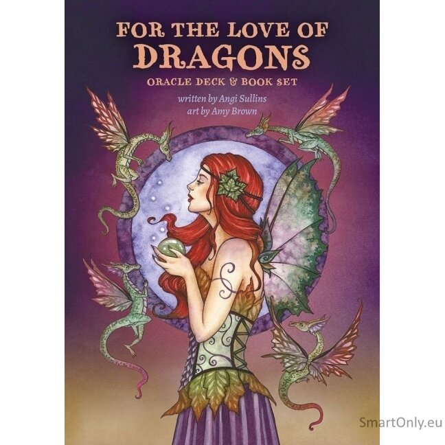 For The Love Of Dragons Oracle kortų ir knygos rinkinys US Games Systems 8 For The Love Of Dragons Oracle kortų ir knygos rinkinys US Games Systems 8