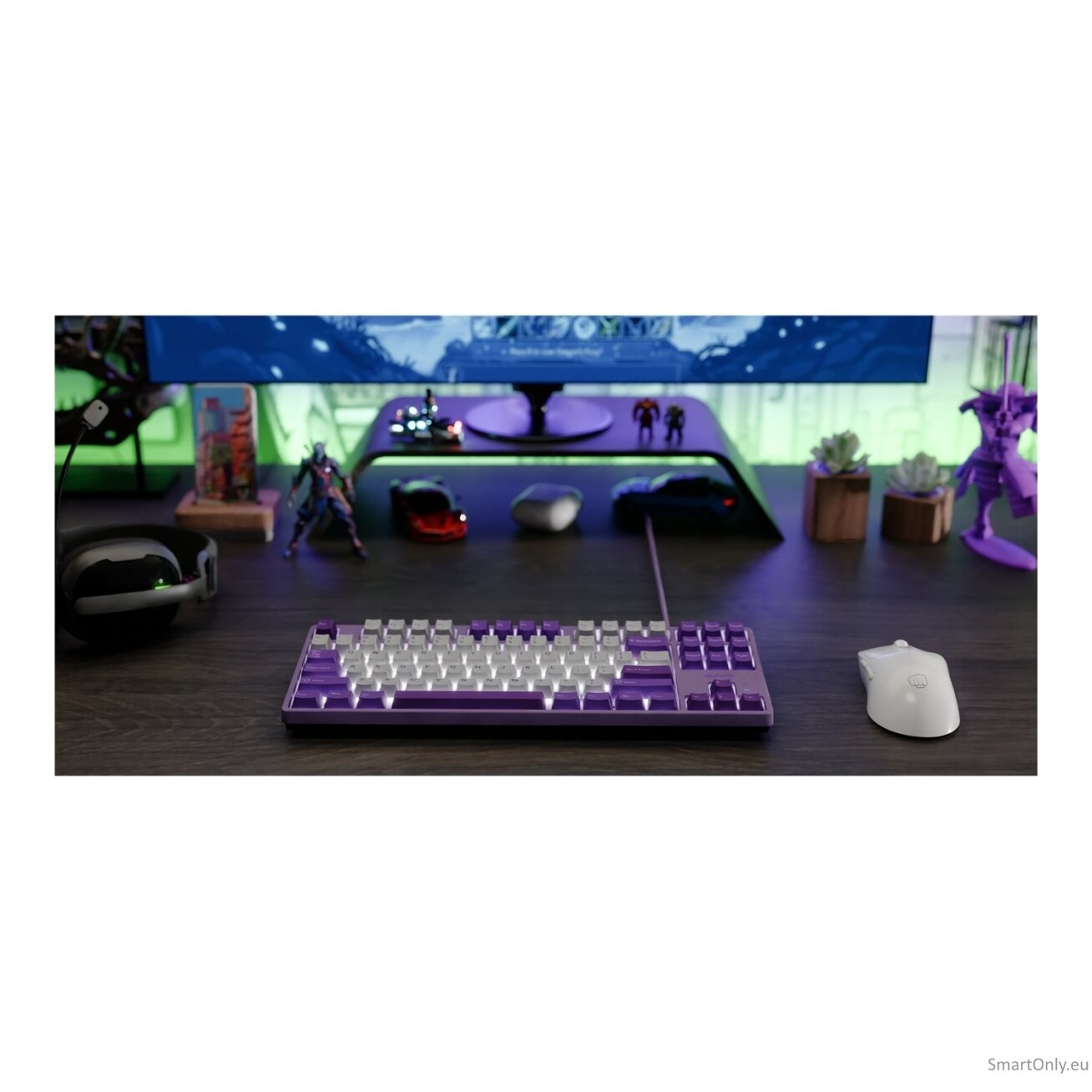 Fury | Kanabo K2 | Gaming Keyboard | Wired | US | Linear | Gray/Purple 12