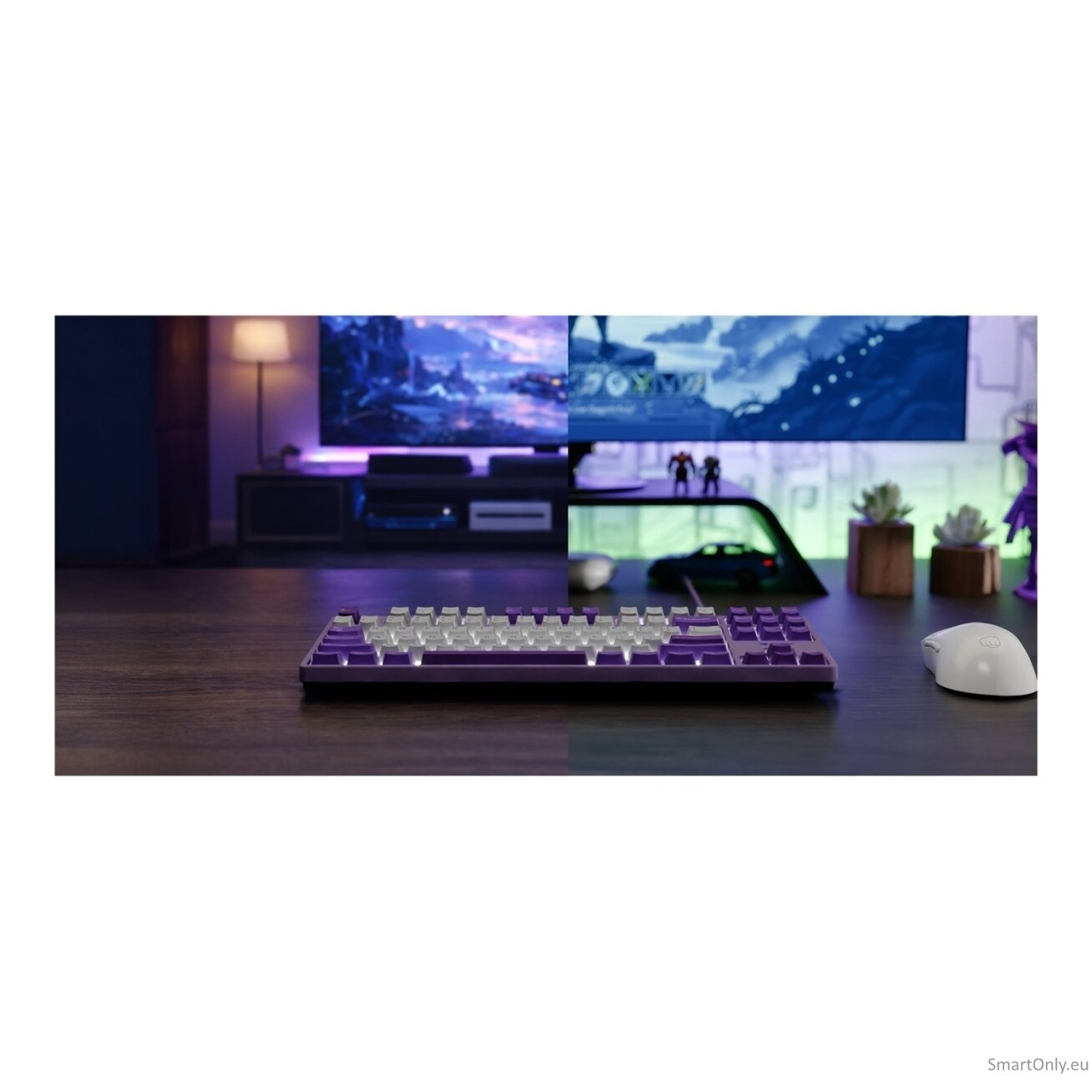 Fury | Kanabo K2 | Gaming Keyboard | Wired | US | Linear | Gray/Purple 13