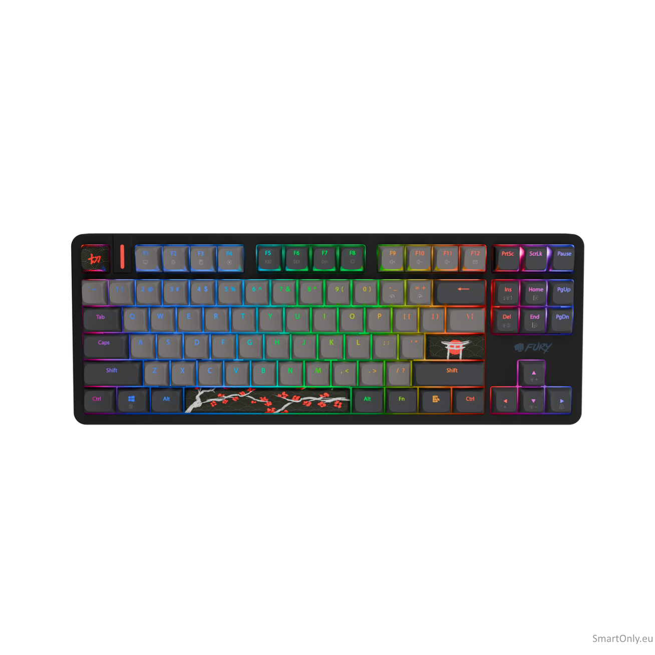 Fury Kanabo K6 | Gaming Keyboard | Wired | US | Linear | Black/Gray