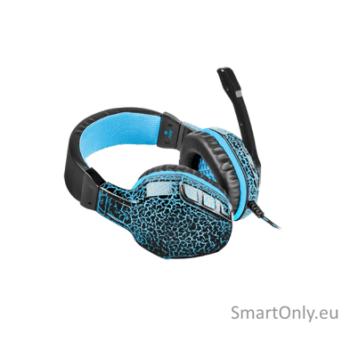 Fury Gaming Headset, Wired, NFU-0863 Hellcat, Black/Blue, Built-in microphone Fury Gaming Headset, Wired, NFU-0863 Hellcat, Black/Blue, Built-in microphone