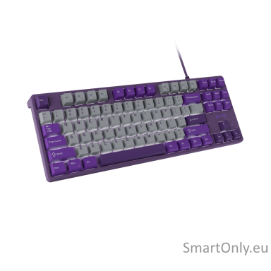 Fury | Kanabo K2 | Gaming Keyboard | Wired | US | Linear | Gray/Purple