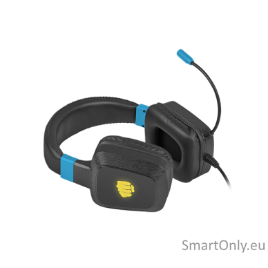 Fury Gaming Headset Raptor Built-in microphone, Black/Blue 1