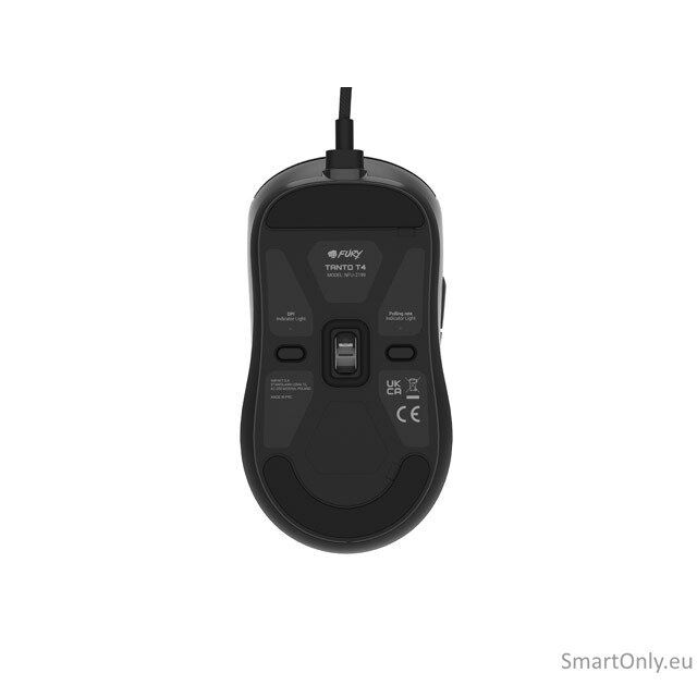 Fury | Gaming Mouse | Tanto T4 | Wired | USB | Black 4