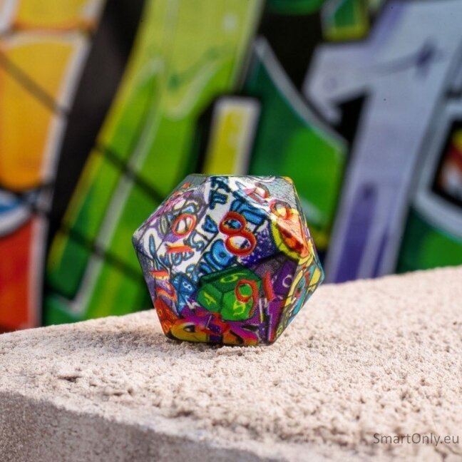 Full Art Dice™ Graffiti kauliukų rinkinys Q-WORKSHOP 5 Full Art Dice™ Graffiti kauliukų rinkinys Q-WORKSHOP 5