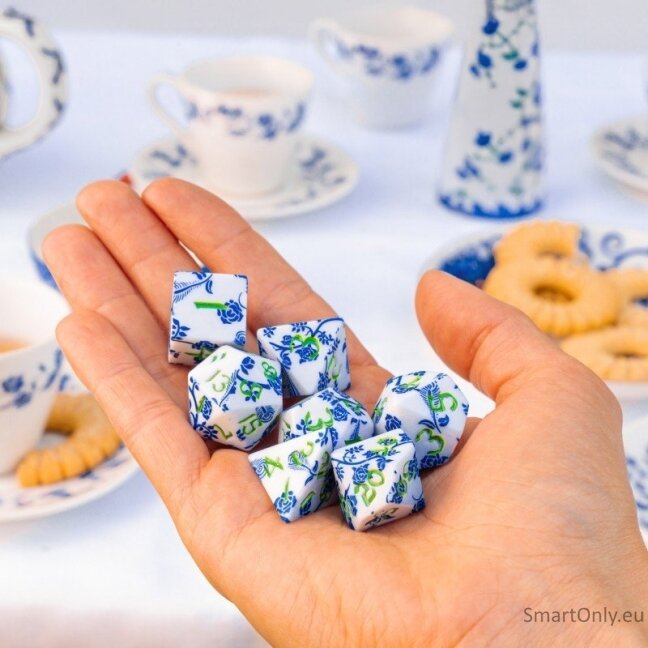 Full Art Dice™ Porcelain kauliukų rinkinys Q-WORKSHOP 4