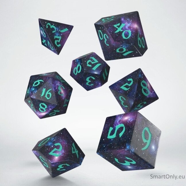 Full Art Dice™ Stardust kauliukų rinkinys Q-WORKSHOP 1
