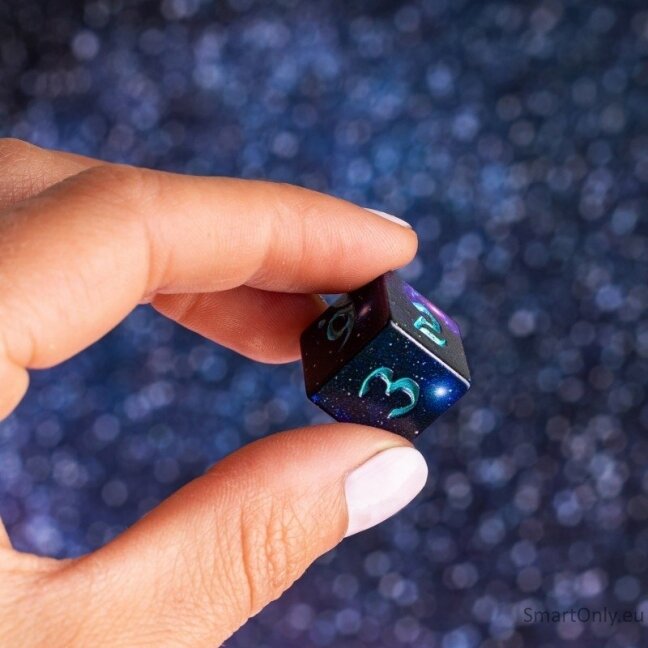 Full Art Dice™ Stardust kauliukų rinkinys Q-WORKSHOP 4 Full Art Dice™ Stardust kauliukų rinkinys Q-WORKSHOP 4