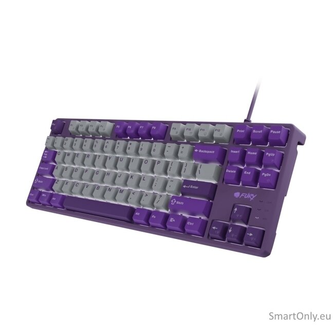 Fury | Kanabo K2 | Gaming Keyboard | Wired | US | Linear | Gray/Purple 7 Fury | Kanabo K2 | Gaming Keyboard | Wired | US | Linear | Gray/Purple 7