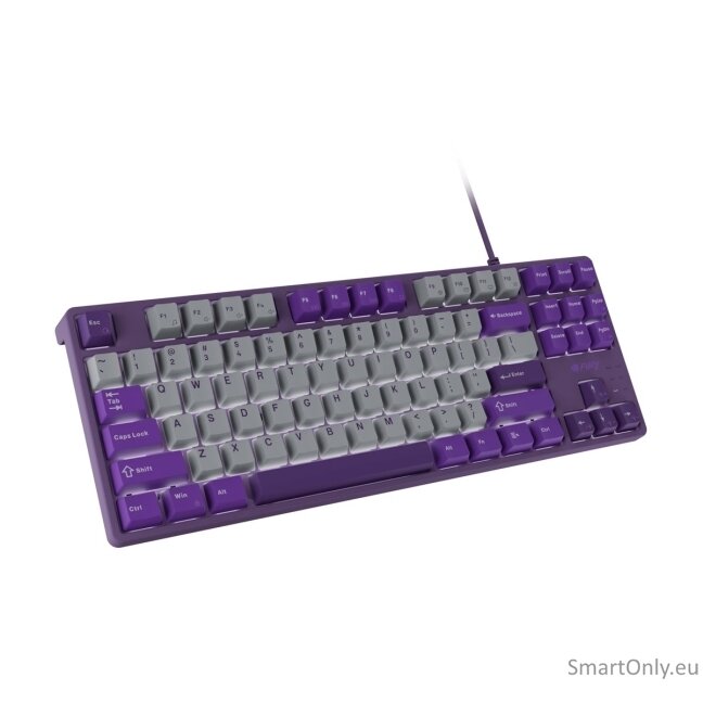 Fury | Kanabo K2 | Gaming Keyboard | Wired | US | Linear | Gray/Purple 8