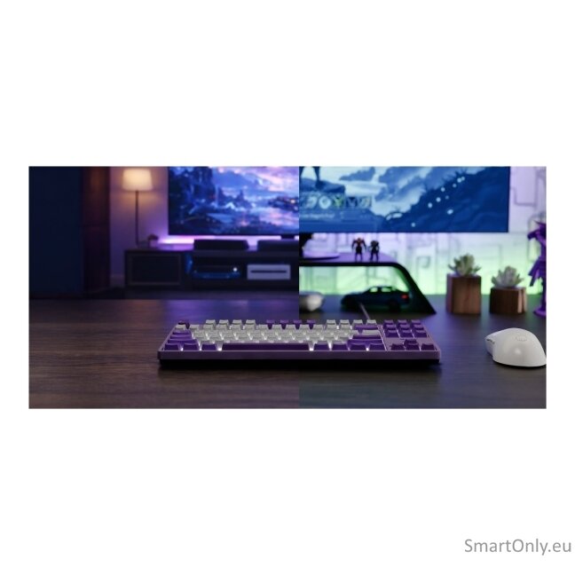 Fury | Kanabo K2 | Gaming Keyboard | Wired | US | Linear | Gray/Purple 13