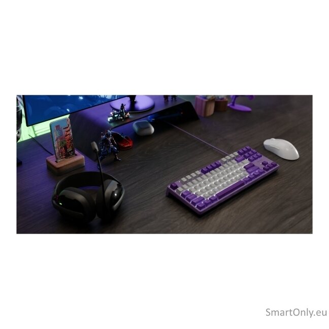Fury | Kanabo K2 | Gaming Keyboard | Wired | US | Linear | Gray/Purple 14