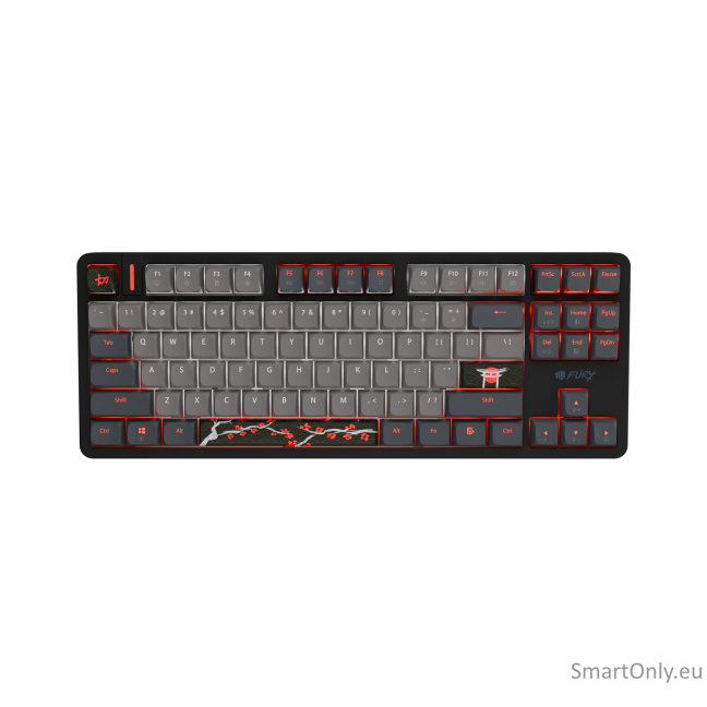 Fury Kanabo K6 | Gaming Keyboard | Wired | US | Linear | Black/Gray 6