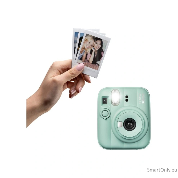 Fujifilm Instant Camera | Instax mini 13 | Green | 0.3m - ∞ | 800 3 Fujifilm Instant Camera | Instax mini 13 | Green | 0.3m - ∞ | 800 3