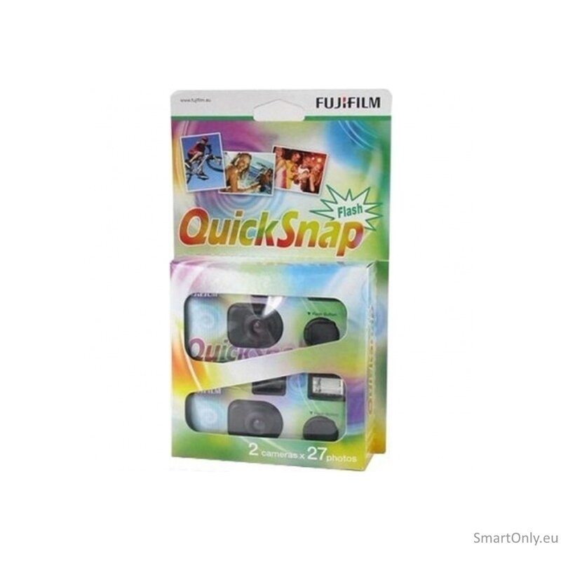 Fujifilm | 7130786 QuickSnap 400 Disposable Flash Camera (Pack of 2) Fujifilm | 7130786 QuickSnap 400 Disposable Flash Camera (Pack of 2)
