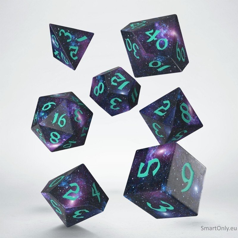 Full Art Dice™ Stardust kauliukų rinkinys Q-WORKSHOP 1