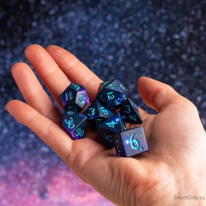Full Art Dice™ Stardust kauliukų rinkinys Q-WORKSHOP 5 Full Art Dice™ Stardust kauliukų rinkinys Q-WORKSHOP 5