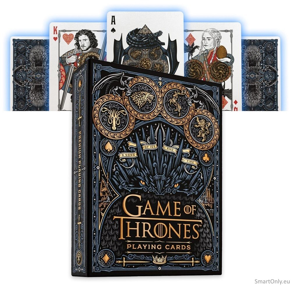 Game Of Thrones žaidimo kortos Theory11