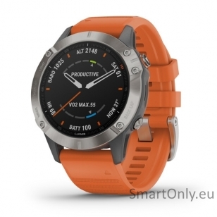 Smartwatch Garmin Fenix 6 Saphire Orange