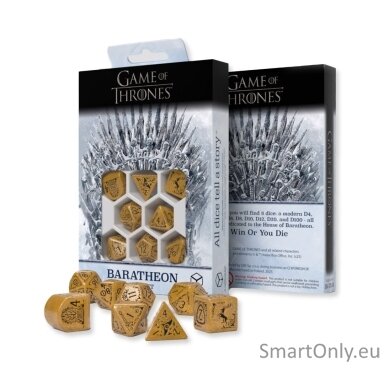 Game of Thrones. Baratheon kauliukų rinkinys Q-WORKSHOP
