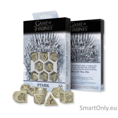 Game of Thrones. Stark kauliukų rinkinys Q-WORKSHOP