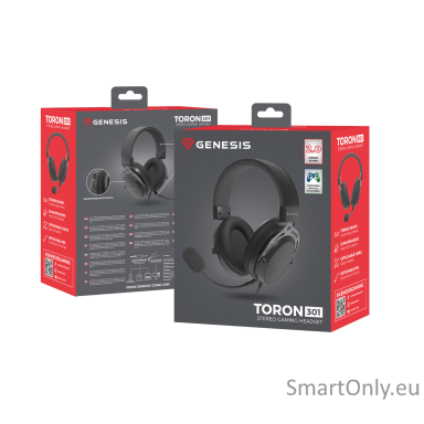 Gaming Headset | Toron 301 | Wired | Over-ear | Microphone | Black