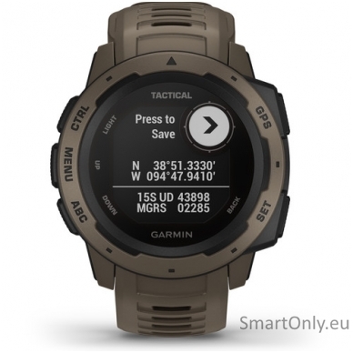 Garmin Instinct Tactical Coyote Tan GPS Watch 1