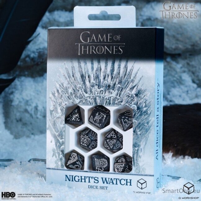 Game of Thrones. Night's Watch kauliukų rinkinys Q-WORKSHOP 9