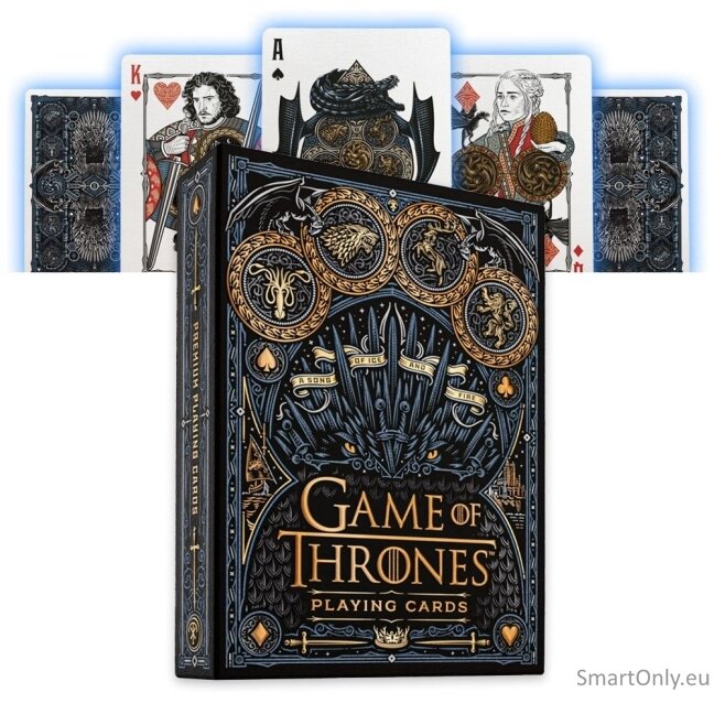 Game Of Thrones žaidimo kortos Theory11