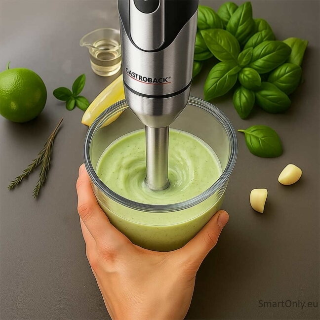 Gastroback Powermix Hand Blender FlexCord | 40968 | Hand Blender | 1500 W | Number of speeds 20 | Turbo mode | Silver/Black 3 Gastroback Powermix Hand Blender FlexCord | 40968 | Hand Blender | 1500 W | Number of speeds 20 | Turbo mode | Silver/Black 3