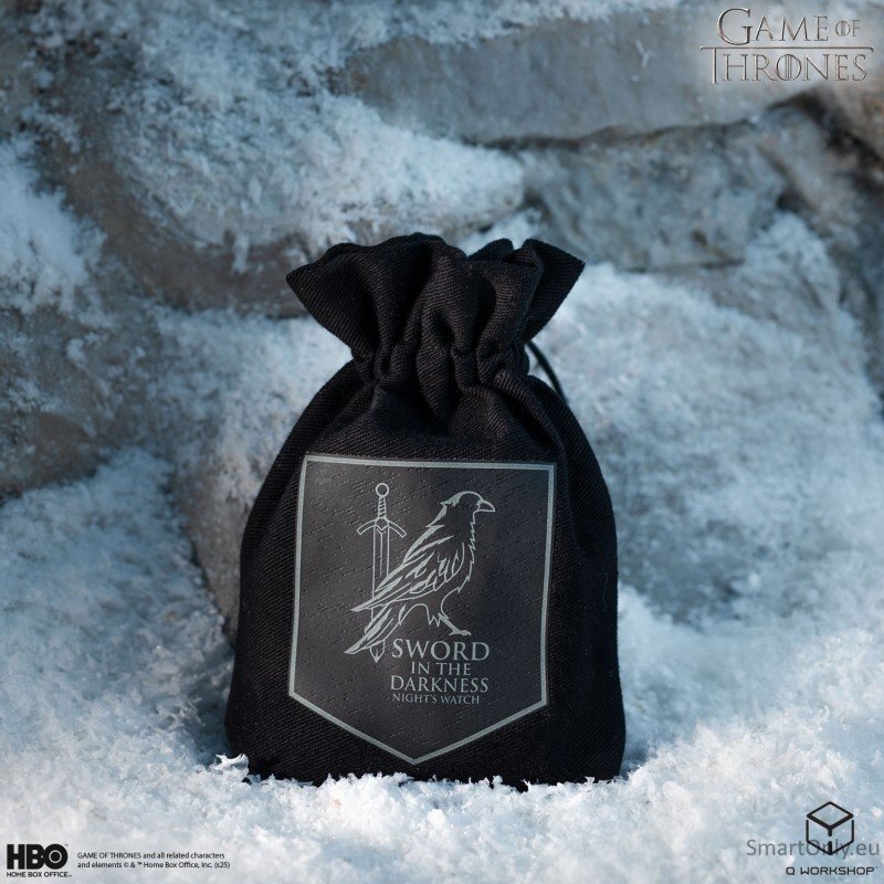 Game of Thrones. Night's Watch kauliukų maišelis Q-Workshop 3