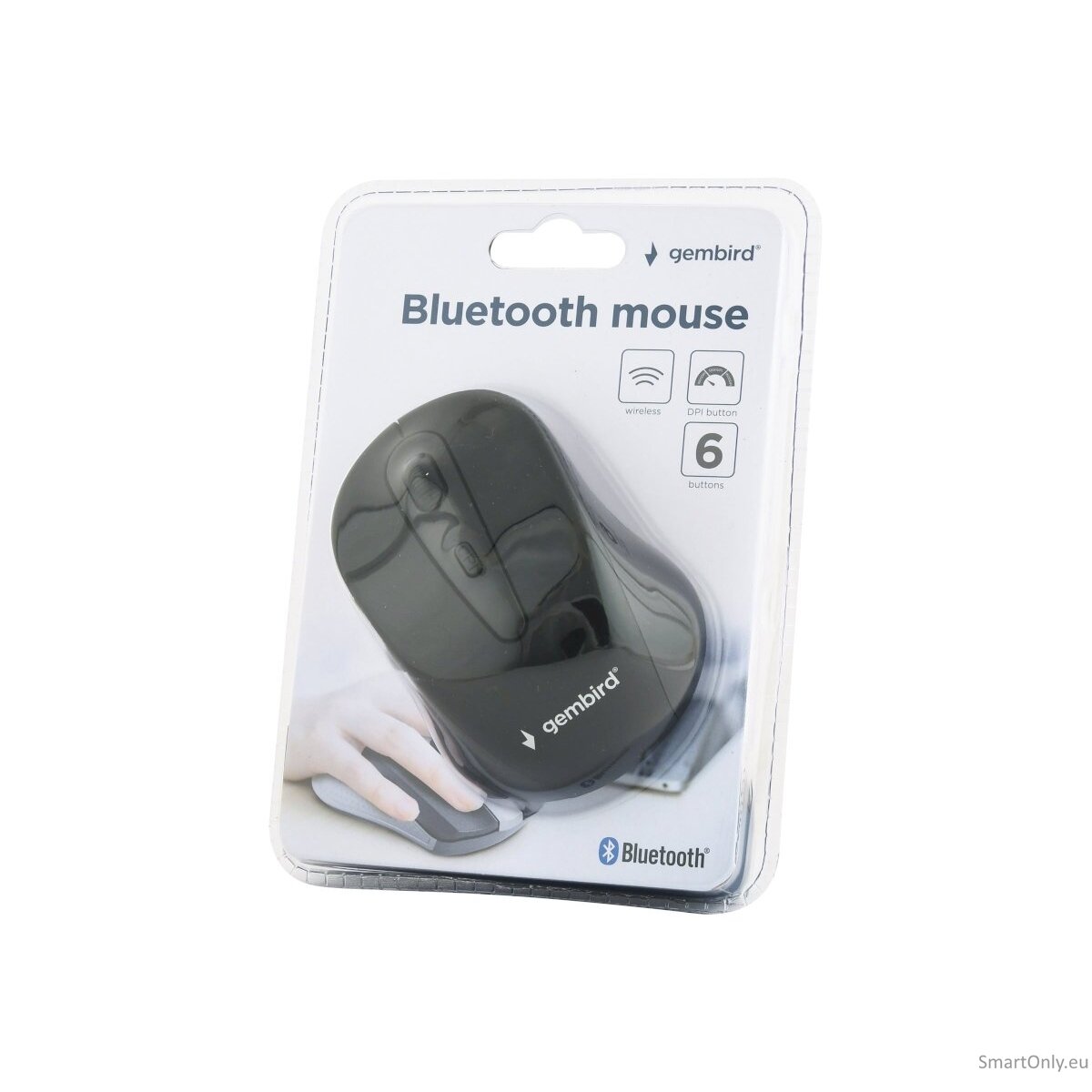 Gembird MUSWB2 6 button Optical Bluetooth mouse Black, Grey 5 Gembird MUSWB2 6 button Optical Bluetooth mouse Black, Grey 5