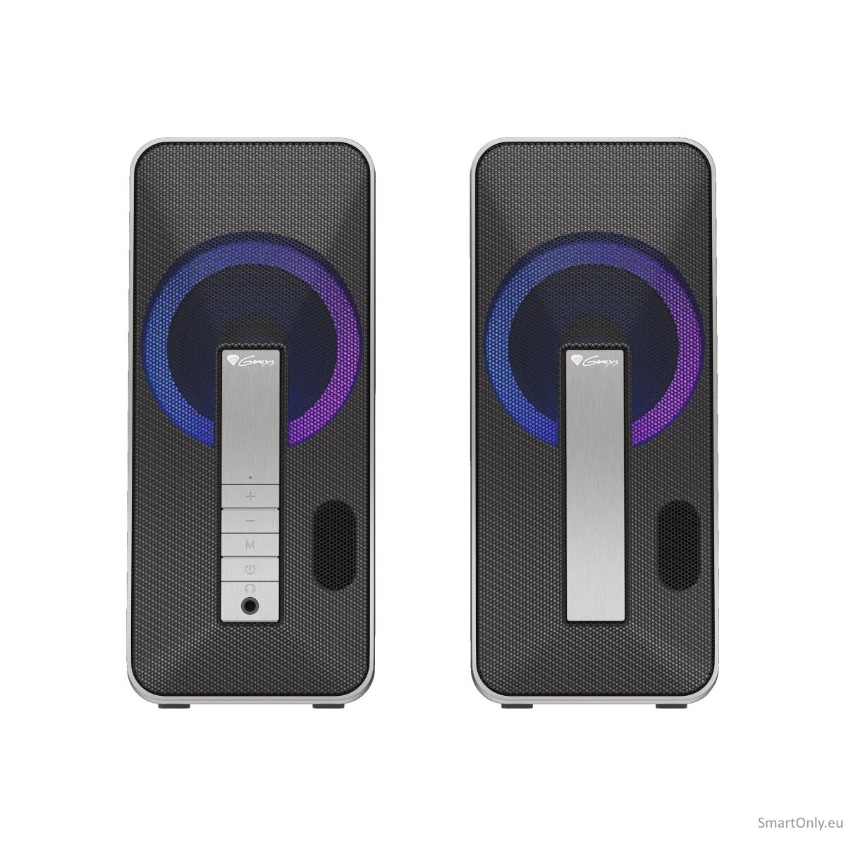 Genesis | Computer Speaker | Helium 100BT RGB | Bluetooth | Silver/Black | Gaming Speakers | Wireless connection 6 Genesis | Computer Speaker | Helium 100BT RGB | Bluetooth | Silver/Black | Gaming Speakers | Wireless connection 6