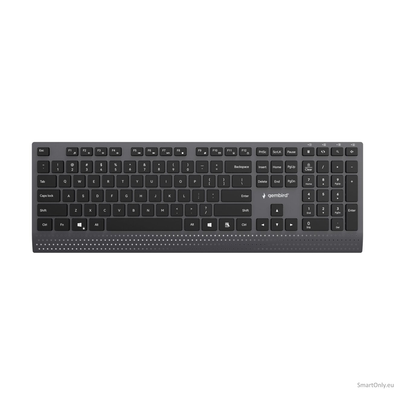 Gembird KB-MCH-06 Slim wired multimedia keyboard with Type-C adapter, US layout | Gembird 3
