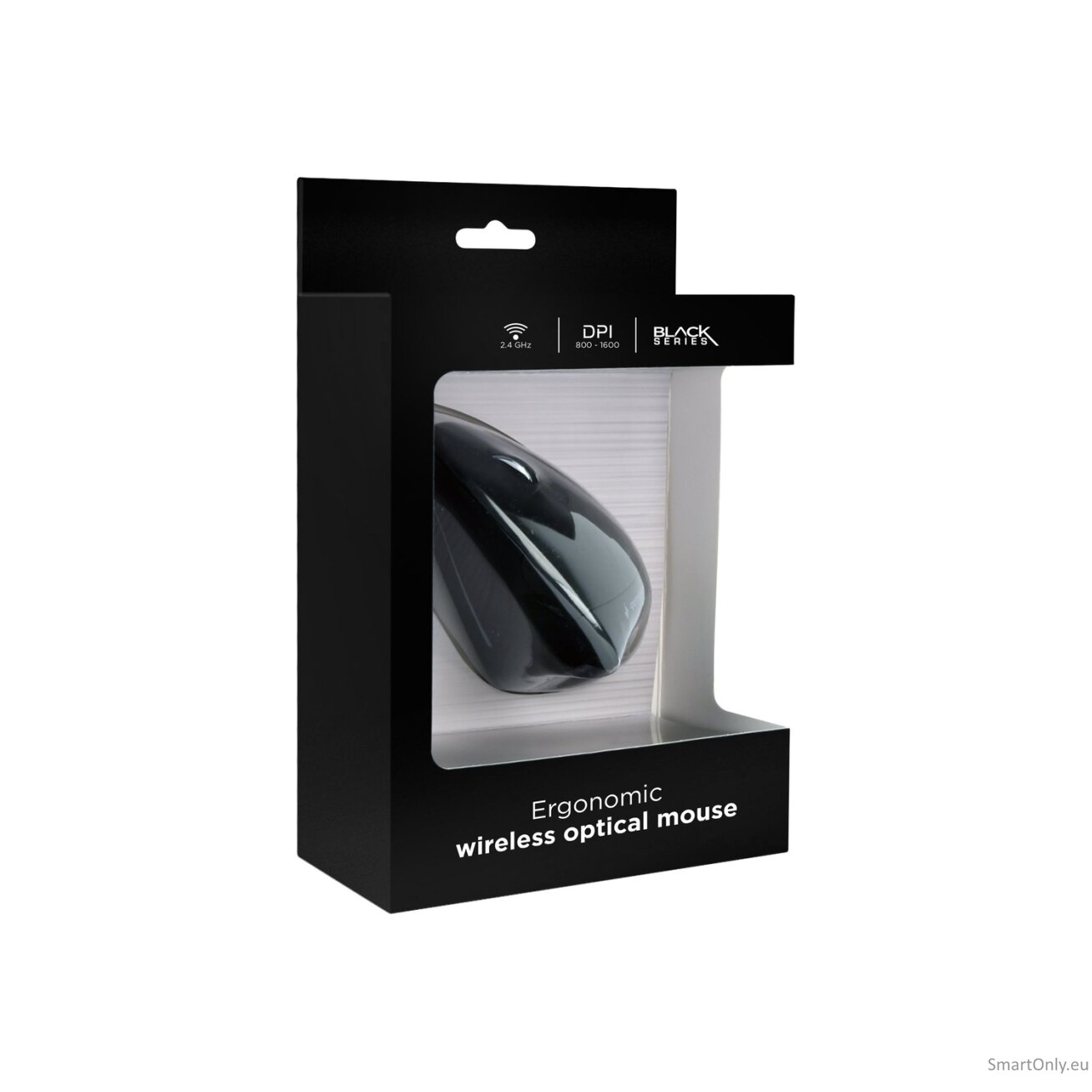 Gembird | MUSW-ERGO-01 | Optical Mouse | 2.4GHz Wireless Optical Mouse | USB | Black 7 Gembird | MUSW-ERGO-01 | Optical Mouse | 2.4GHz Wireless Optical Mouse | USB | Black 7