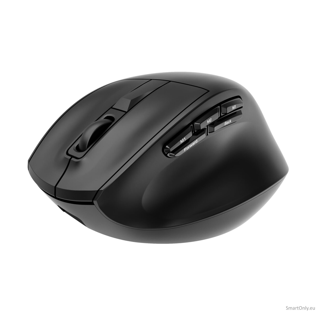 Gembird MUSW3-9B-01 Triple-mode 9-button wireless ergonomic mouse, black | Gembird Gembird MUSW3-9B-01 Triple-mode 9-button wireless ergonomic mouse, black | Gembird