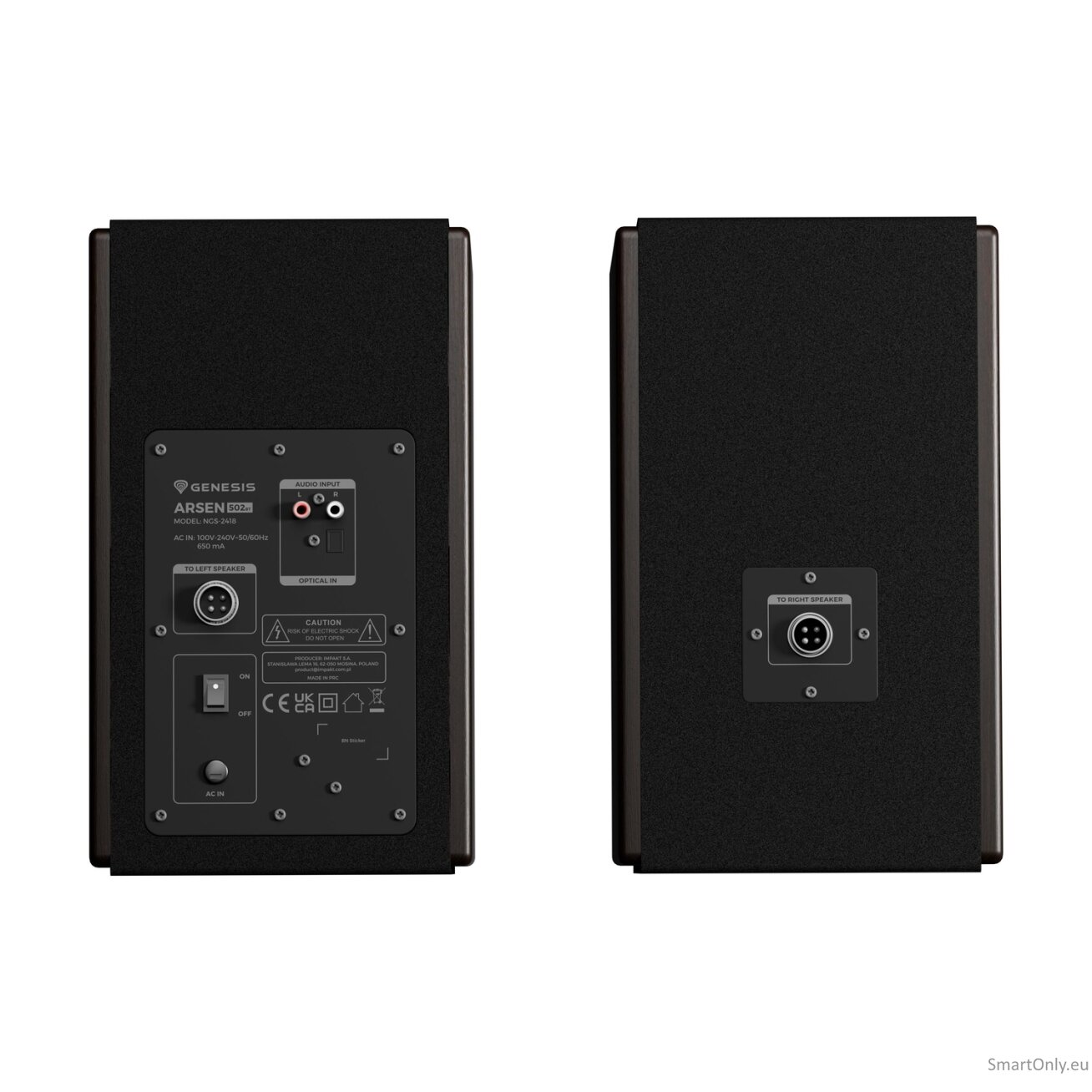 Genesis 2.0 Speakers | Arsen 502BT | 60 W | Bluetooth | Wireless connection | Brown 13