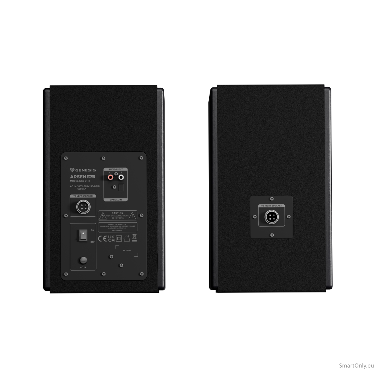 Genesis Arsen 502BT 2.0 Speakers, Black 4 Genesis Arsen 502BT 2.0 Speakers, Black 4