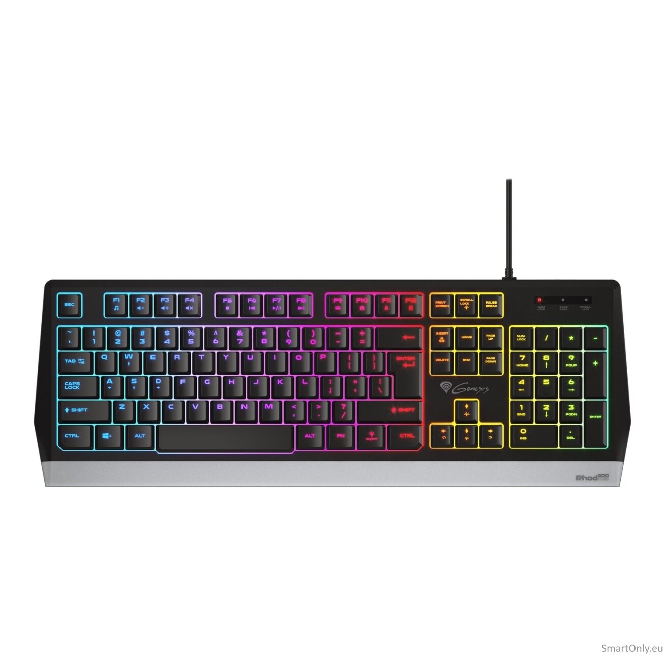 Genesis | Rhod 300 RGB | Gaming keyboard | Wired | RGB LED light | US 6 Genesis | Rhod 300 RGB | Gaming keyboard | Wired | RGB LED light | US 6
