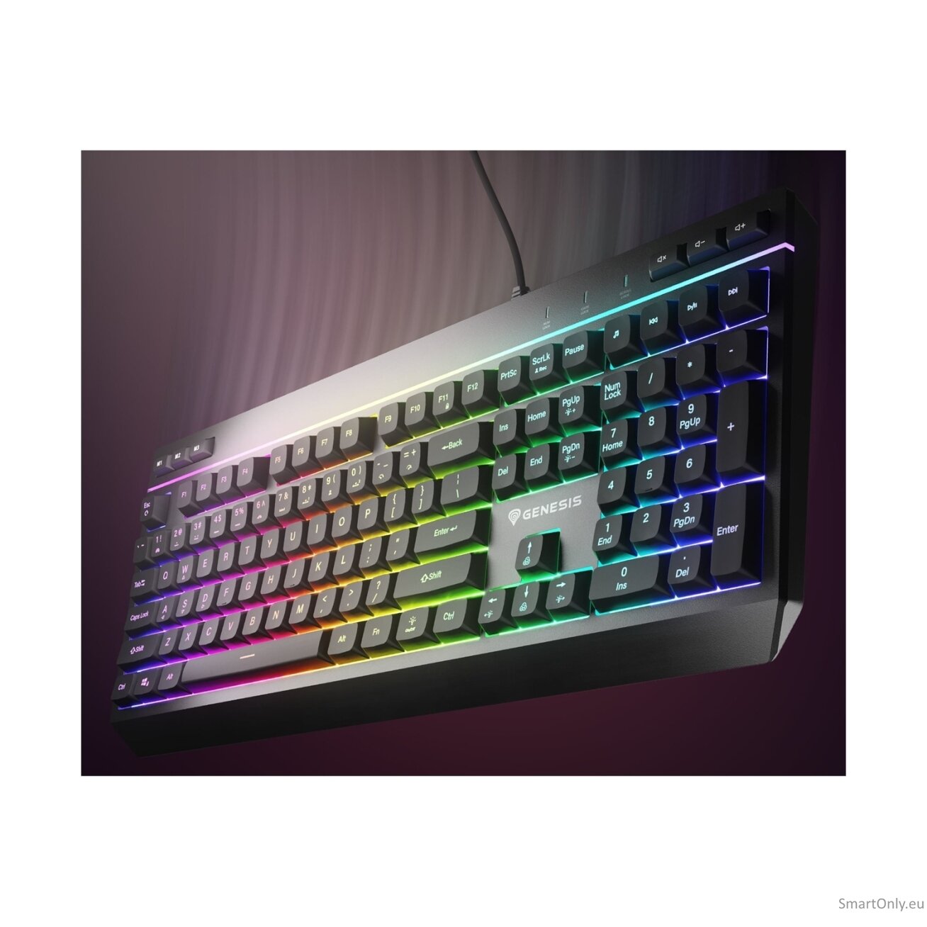 Genesis | Rhod 530 | Membrane Gaming Keyboard | Wired | US | Black 13 Genesis | Rhod 530 | Membrane Gaming Keyboard | Wired | US | Black 13