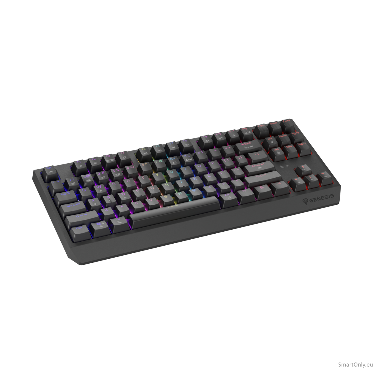 Genesis | THOR 230 | Mechanical Gaming Keyboard | Wireless | US | Outemu Silent Lemon | Black 2