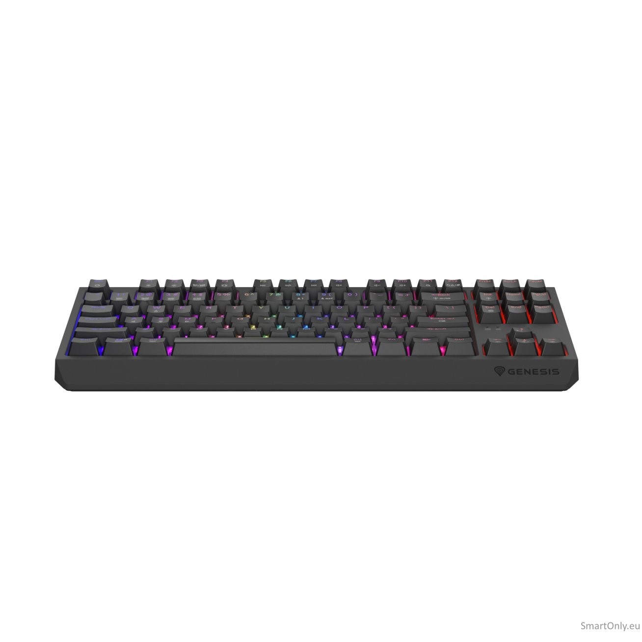Genesis | THOR 230 | Mechanical Gaming Keyboard | Wireless | US | Outemu Silent Lemon | Black 3