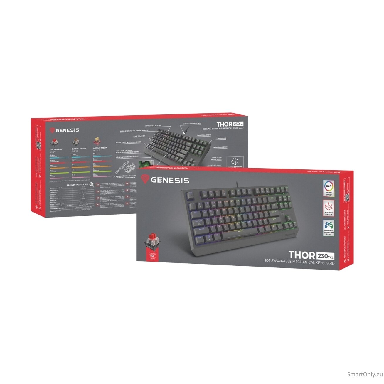 Genesis | THOR 230 TKL | Mechanical Gaming Keyboard | Wired | US | Linear | Black | RGB 19 Genesis | THOR 230 TKL | Mechanical Gaming Keyboard | Wired | US | Linear | Black | RGB 19