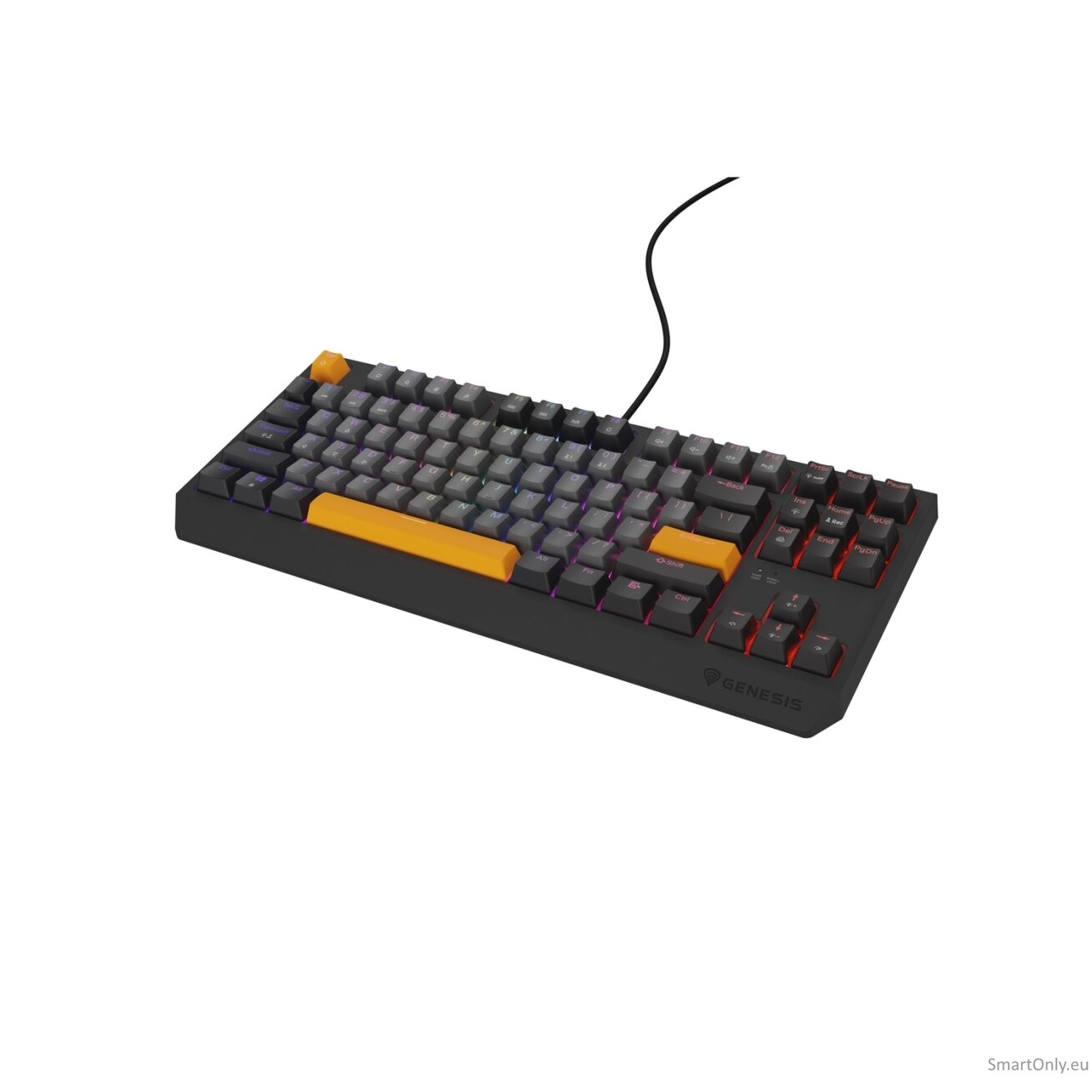 Genesis | THOR 230 TKL | Mechanical Gaming Keyboard | Wired | US | Outemu Red | Anchor Gray Negative 3 Genesis | THOR 230 TKL | Mechanical Gaming Keyboard | Wired | US | Outemu Red | Anchor Gray Negative 3