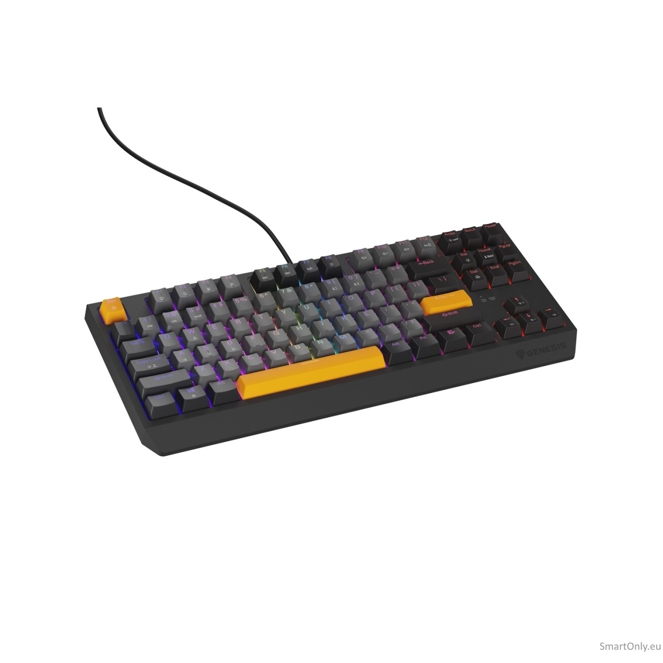 Genesis | THOR 230 TKL | Mechanical Gaming Keyboard | Wired | US | Outemu Red | Anchor Gray Negative 8 Genesis | THOR 230 TKL | Mechanical Gaming Keyboard | Wired | US | Outemu Red | Anchor Gray Negative 8