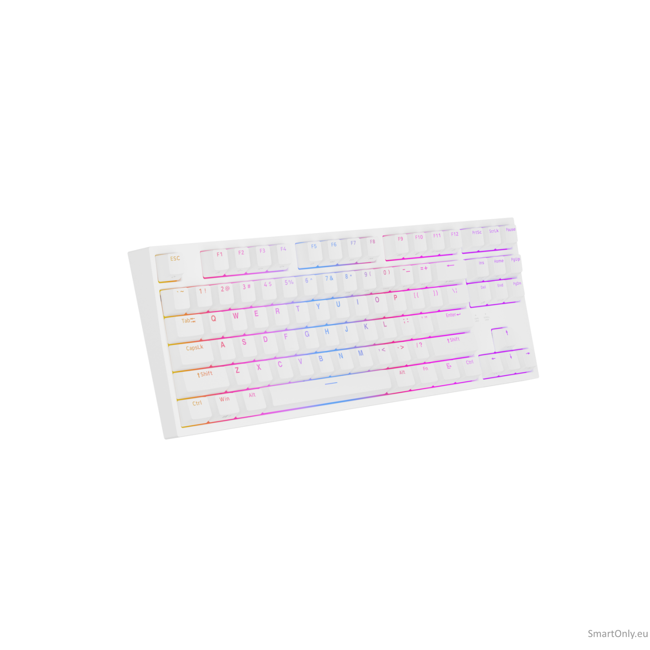 Genesis | THOR 404 TKL | Mechanical Gaming Keyboard | Wired | US | Gateron Yellow Pro | White | RGB 8