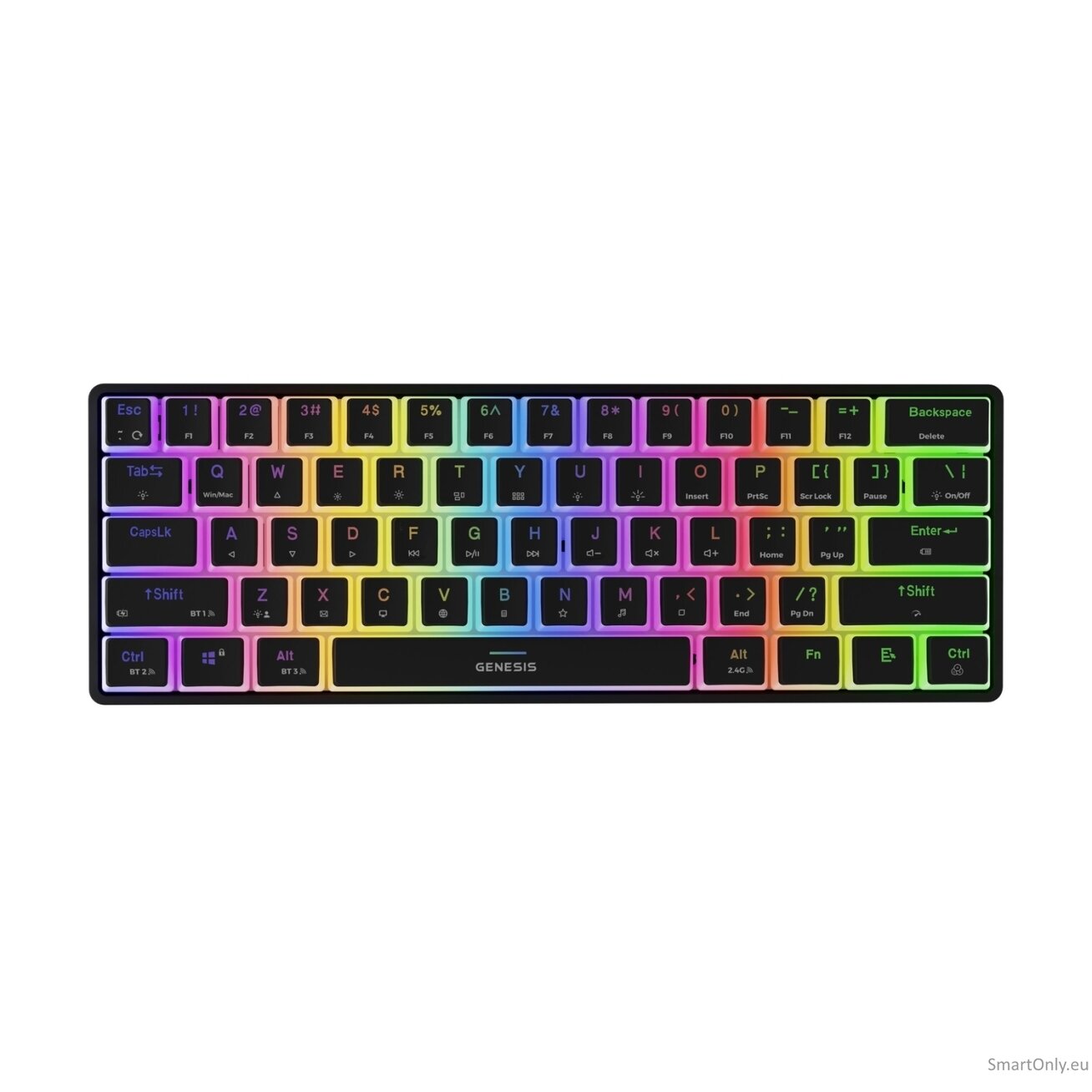 Genesis | THOR 660 G2 | Gaming Keyboard | Wireless/Wired | US | Linear | Black | RGB 5 Genesis | THOR 660 G2 | Gaming Keyboard | Wireless/Wired | US | Linear | Black | RGB 5