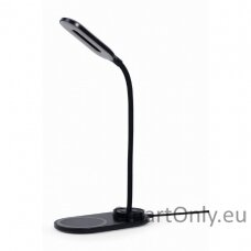 Gembird TA-WPC10-LED-01 Desk lamp with wireless charger Black