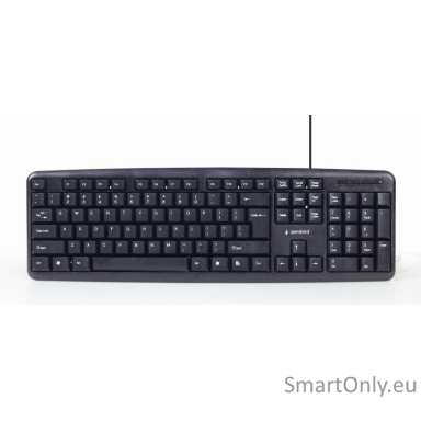 Gembird | 4-in-1 Multimedia office set | KBS-UO4-01 | Keyboard, Mouse, Pad and Headset Set | Wired | Mouse included | US | Black Gembird | 4-in-1 Multimedia office set | KBS-UO4-01 | Keyboard, Mouse, Pad and Headset Set | Wired | Mouse included | US | Black