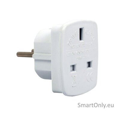 Gembird | AC power adapter, UK socket to EU Schuko plug, 7.5 A | Travel adapter Gembird | AC power adapter, UK socket to EU Schuko plug, 7.5 A | Travel adapter